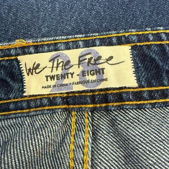 Free People Blue Flare & Wide Leg Jeans - Picture 10 of 14